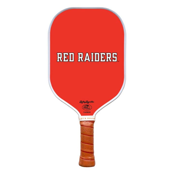 Texas Tech Red Raiders Red Red Raiders Pickleball Paddle (B2B) for wholesale by Rally Republic