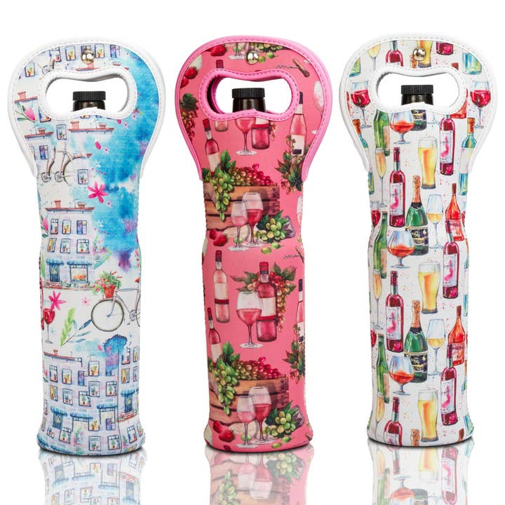 MADE EASY KIT - Wholesale Wine tote - Made Easy Kit Insulated Wine Tote Neoprene Carrier Set of 327