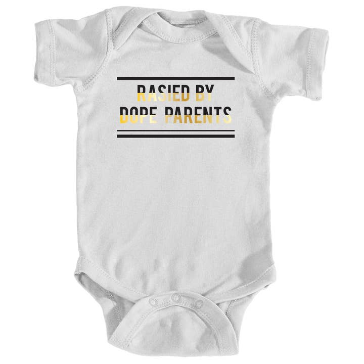 Criado por pais de drogas Onesie por atacado de Mini FLEX KIDS