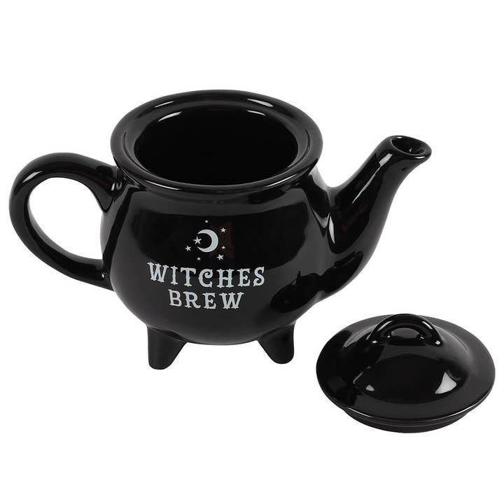 Something Different Wholesale - Wholesale Tea Pot - Witches Brew Black Ceramic Tea Pot3