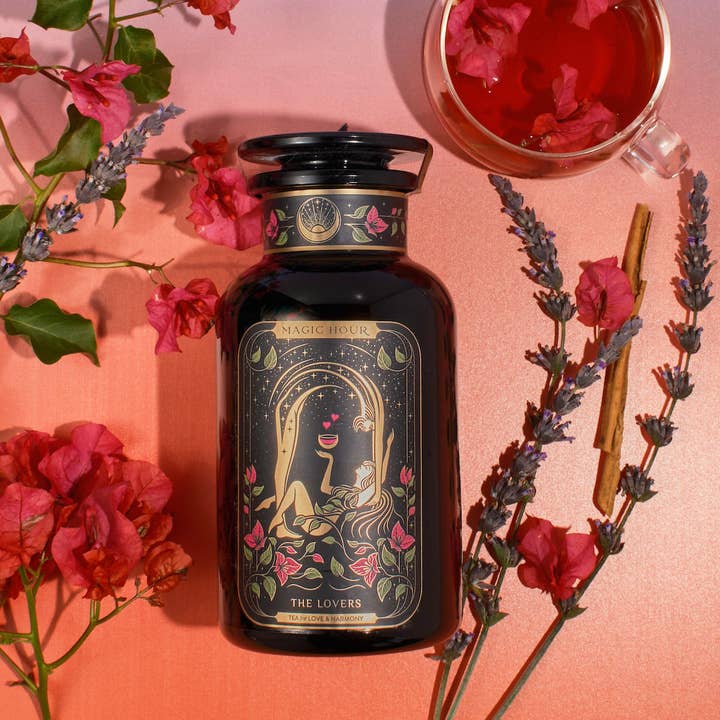 Magic Hour - Wholesale Loose Tea - The Lovers : Hibiscus-Cinnamon- Vanilla Love Potion