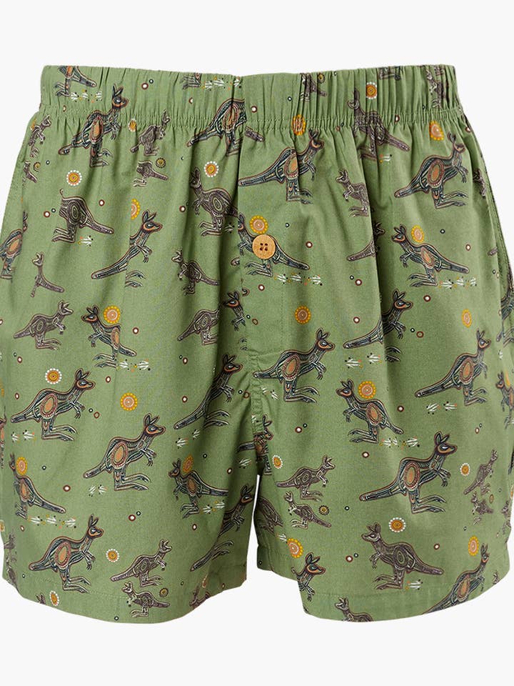 HEREN NATIVE KANGAROE BAMBOE BOXERSHORT voor wholesale door Bamboozld