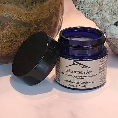 Calendula Lip Conditioner, Calendula Lip Balm, Lip Loving, Extreme Lip Moisture, Lip Healing, Nourishing, Sustainable, Organic, Winter Lips for wholesale by Mountain Air Body Care