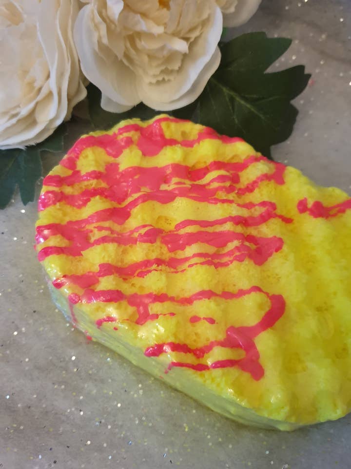 Totally tropical soap sponges for wholesale by Truly scented