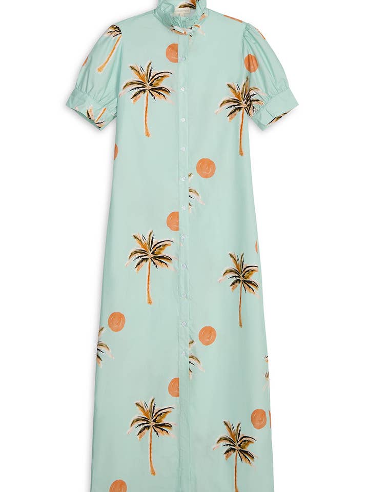 Palma Dress | Sun Coco Blue for wholesale by Kathleen Maeve
