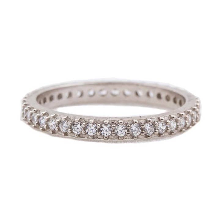 Bague - Cristal - Bague unique en argent pour la vente par Beksan Designs