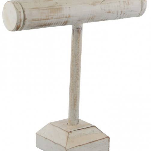 T-E4.2 50002 Wooden Display 23x22x8cm White for wholesale by Menga Trading