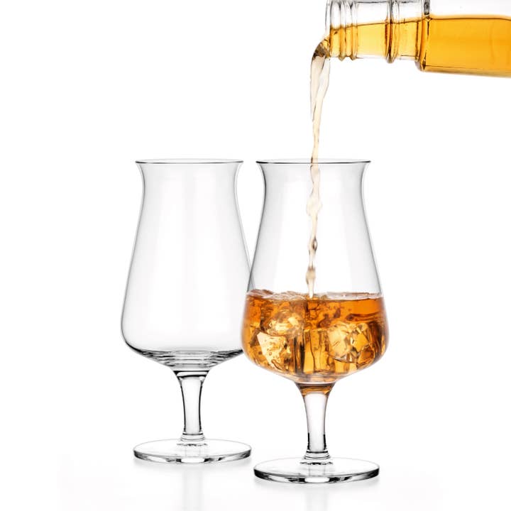 TEALYRA / LUXBE - Vente Verres à cocktail/alcool - Luxbe - Verres à whisky Bourbon Cristal Snifter, 8,5 oz