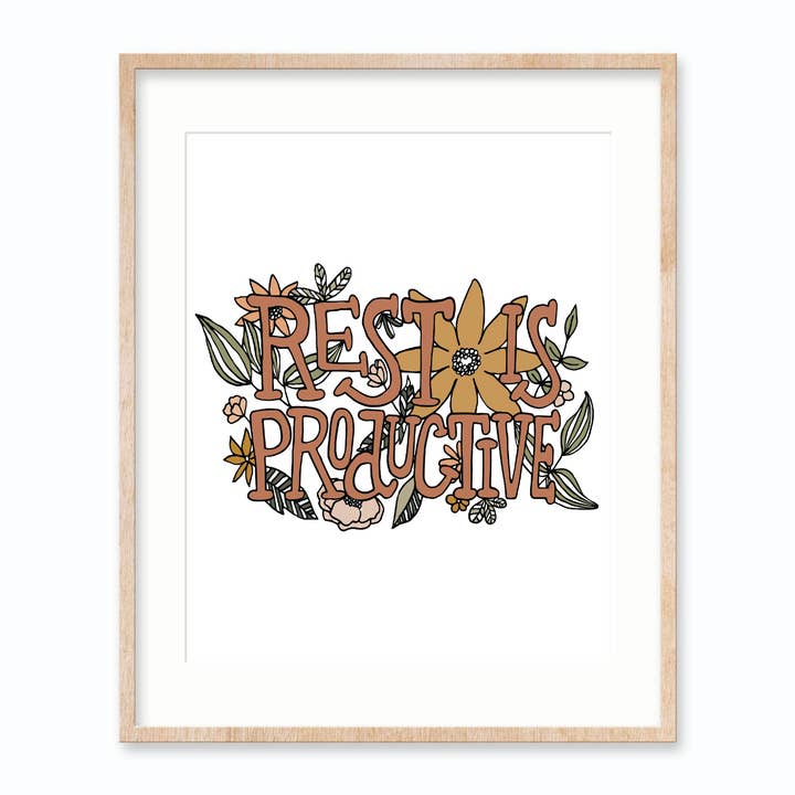 Le repos est productif - Art Print pour la vente par Teluna