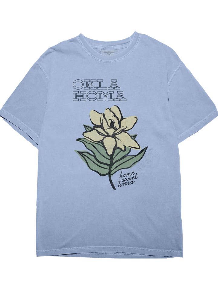 Home Sweet Oklahoma Magnolia Tee for wholesale by Shop Good