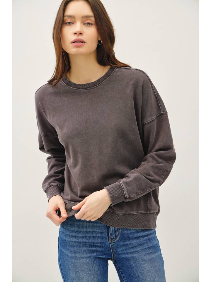 Be Cool - Wholesale Sweatshirt - Women's - GARMENT-DYE COTTON FLEECE