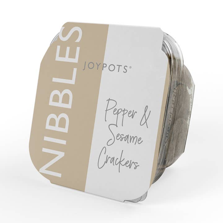 NIBBLES - Craquelins au poivre et au sésame pour la vente par Joypots Ltd