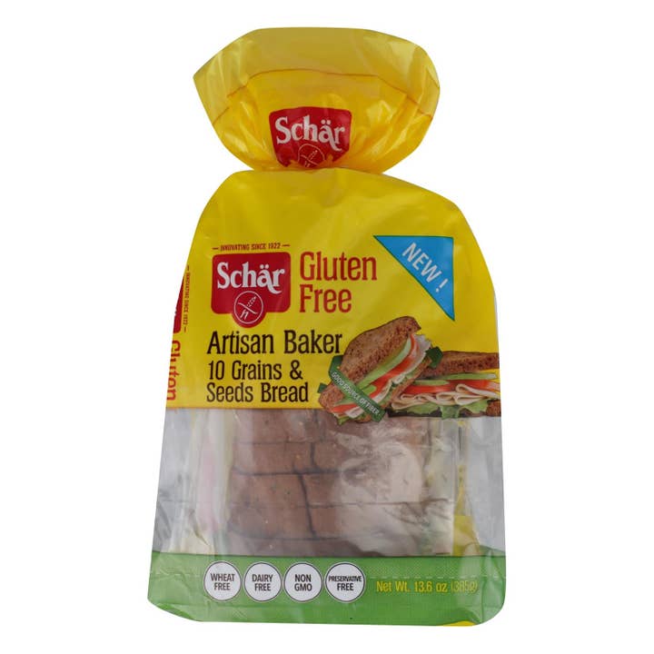 Ware Spark - Wholesale Bread/Tortilla - Schar - Bread Artsn Bkr 10grn&sds - Case Of 8-14.1 Oz