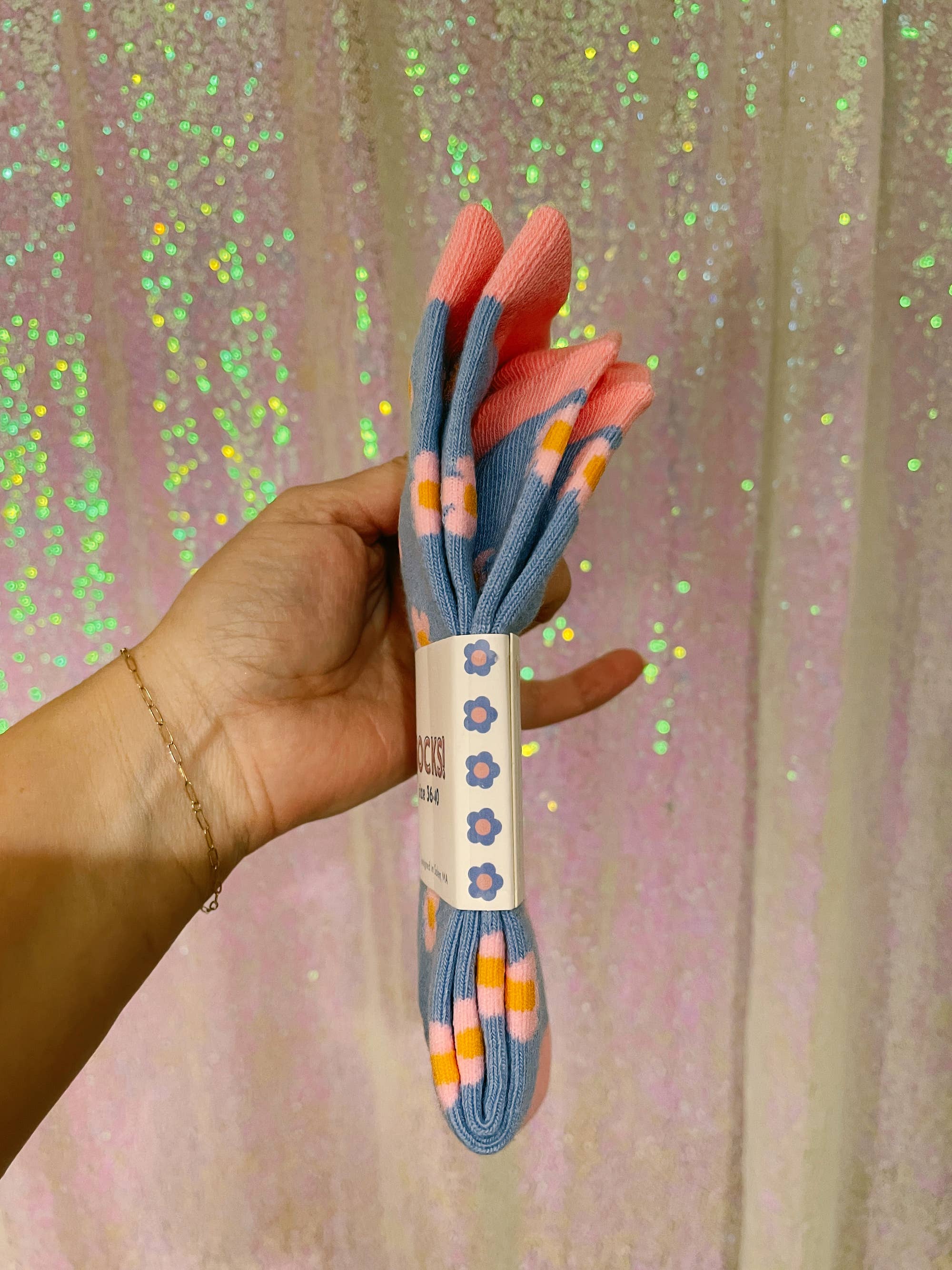 Girl Gang Craft - Wholesale Socks - Women's - Flower Power Socks3