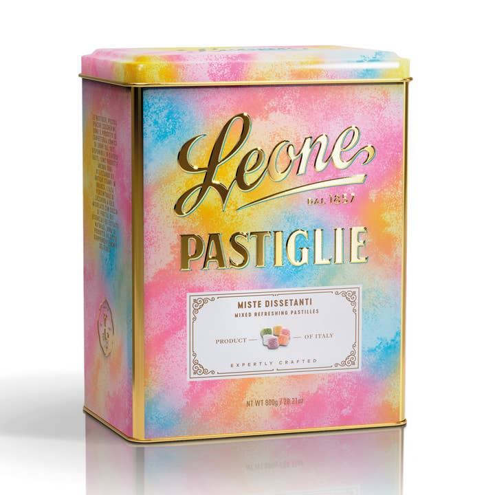 Latte large Pastiglie - caramelle miste Leone per la vendita all'ingrosso da parte di Pastiglie Leone srl