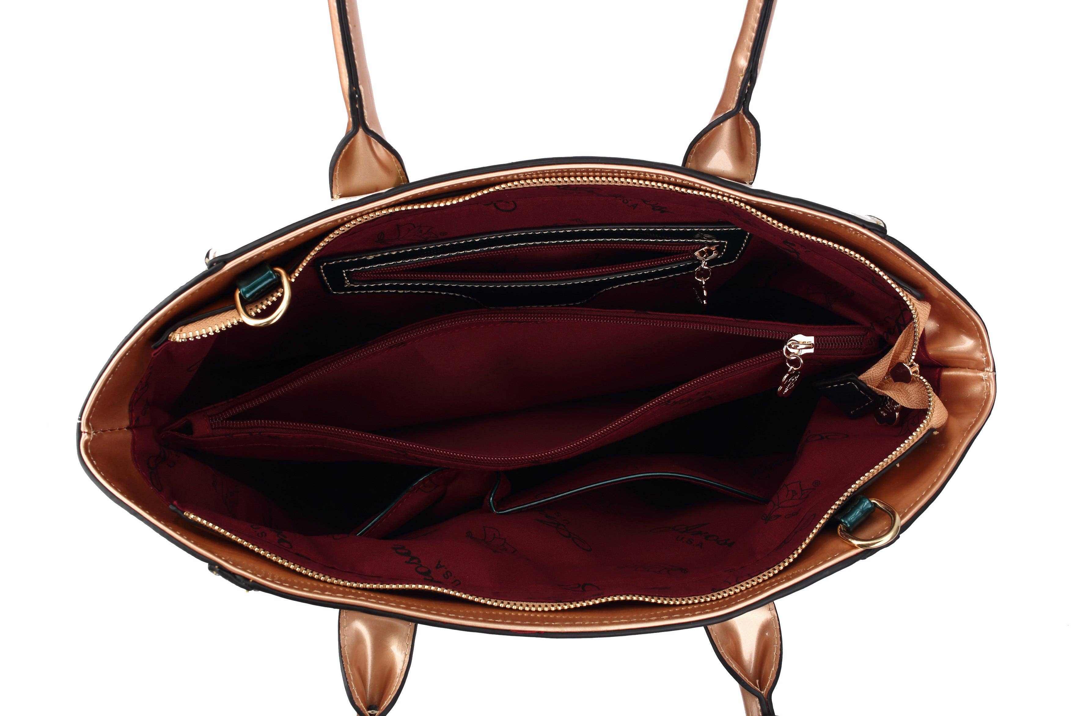 Brangio (Italy) Company Inc. - Wholesale Tote Bag - Women's - Arosa Lady Luck Vintage Scratch & Stain Resistant Tote Bag5