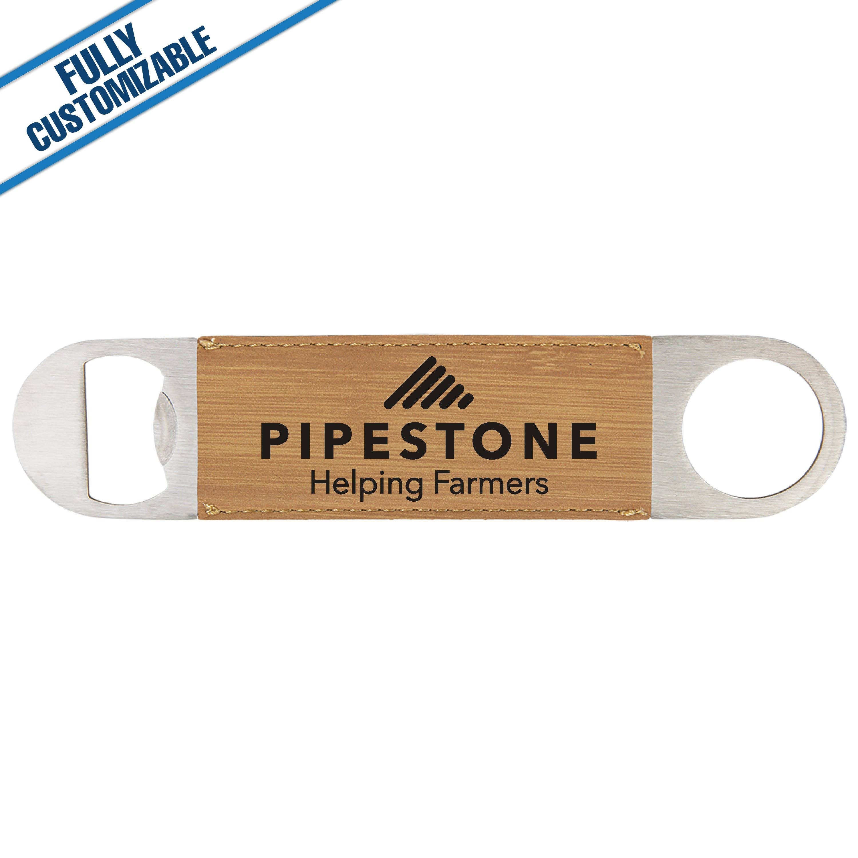 GiftWorksPlus - Wholesale Bottle/Wine Opener - Engraved Leatherette Grip Bottle Opener - Fully Customizable12