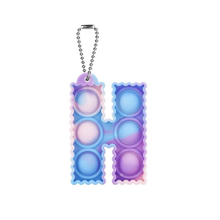 Fidget Toys Plus – wholesale Keychain – Unisex – Letter Keychain Popper1