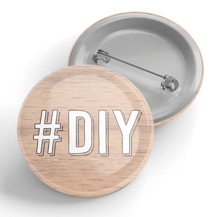 Botón #DIY para venta al por mayor de Black River Letterpress & Paper Co.
