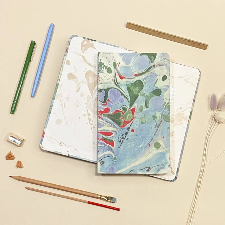 Goods for the Study Marble Edition Flex Journal Pond for wholesale by Goods for the Study
