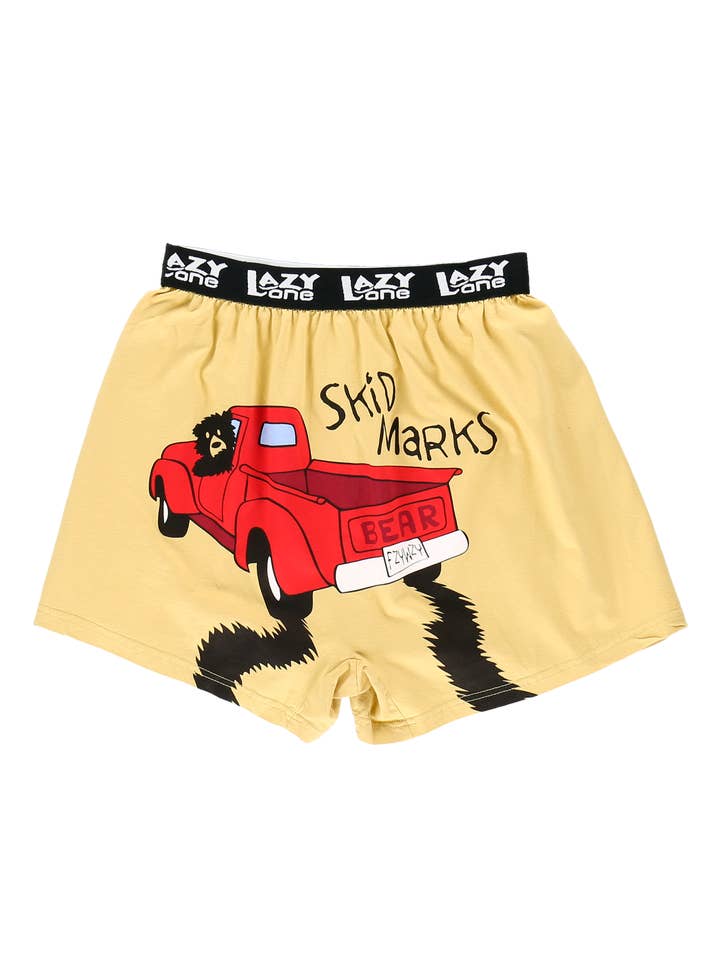 Lazy One - Wholesale Underwear – Men's - Skid Marks Boxer