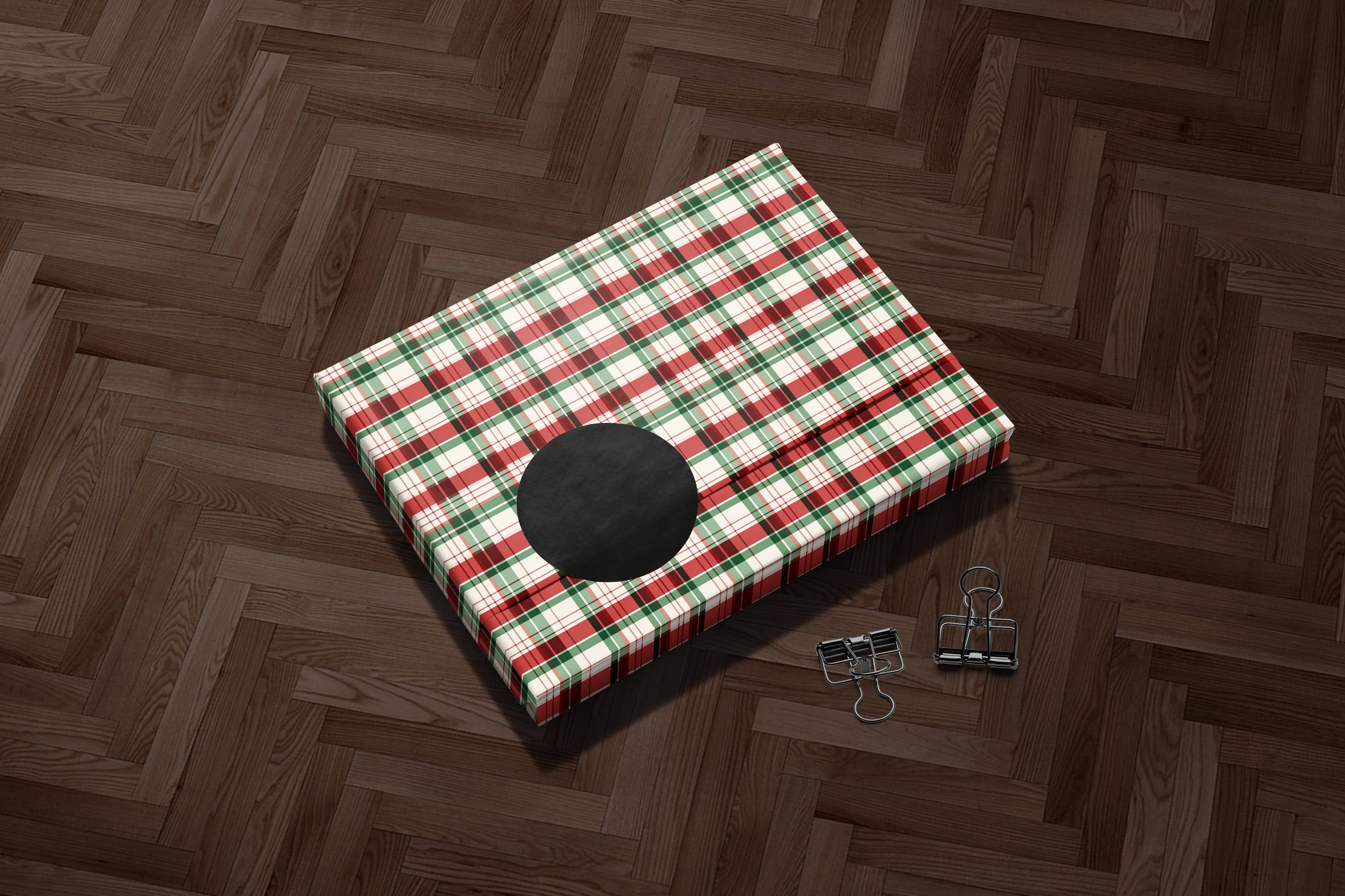 MagicMerchEmporium - Wholesale Wrapping Paper Roll - Rustic Tartan Wrapping Paper2