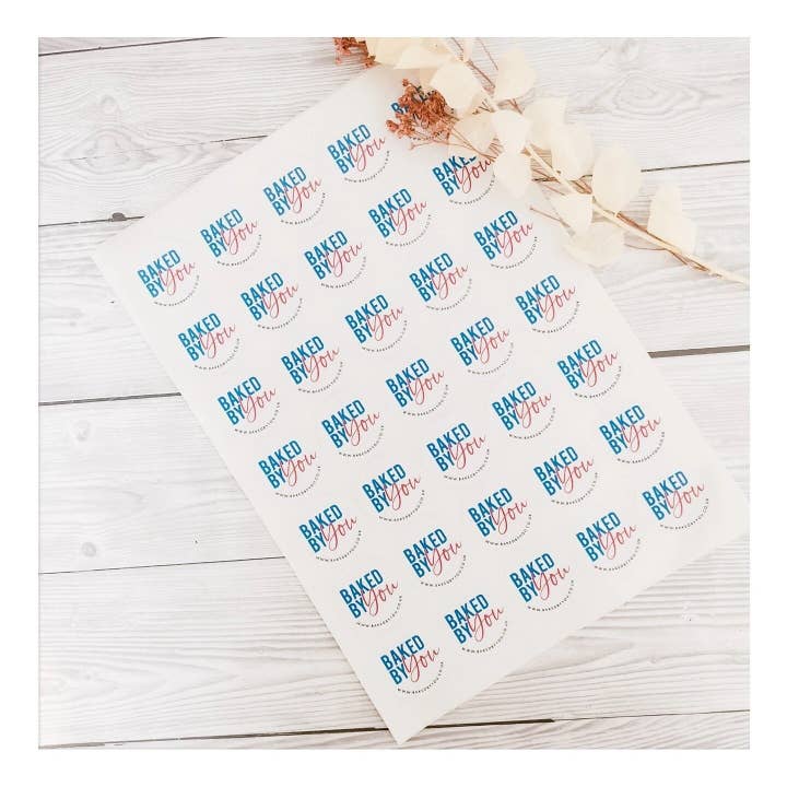 SR Creative Studio - Wholesale Sticker - Circular 25mm Personalised Logo Stickers, Matte Finish7