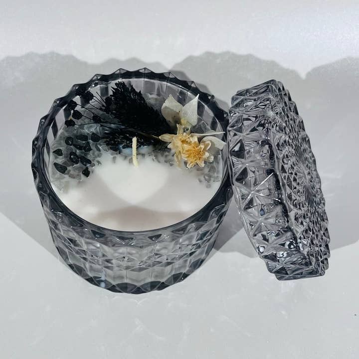 Kerze Treasure Pot in Kristallgrau für den Großhandel von .AVPV. Studio