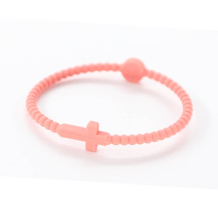 MKS America - Wholesale Bangle Bracelet - Jesus Bracelets Silicone Cross Bracelets set10