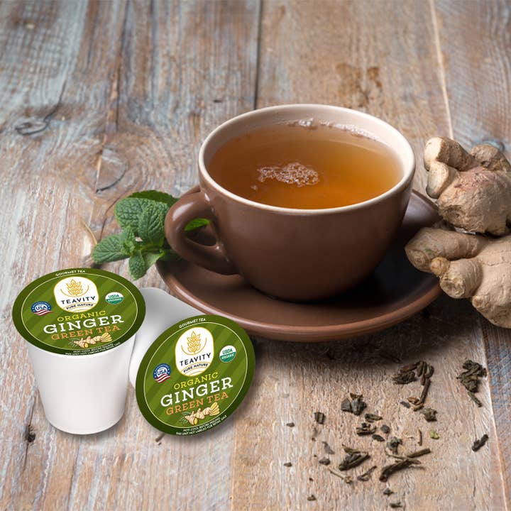 Bio-Ingwer-Grüntee - 12 Stück für den Großhandel von Teavity