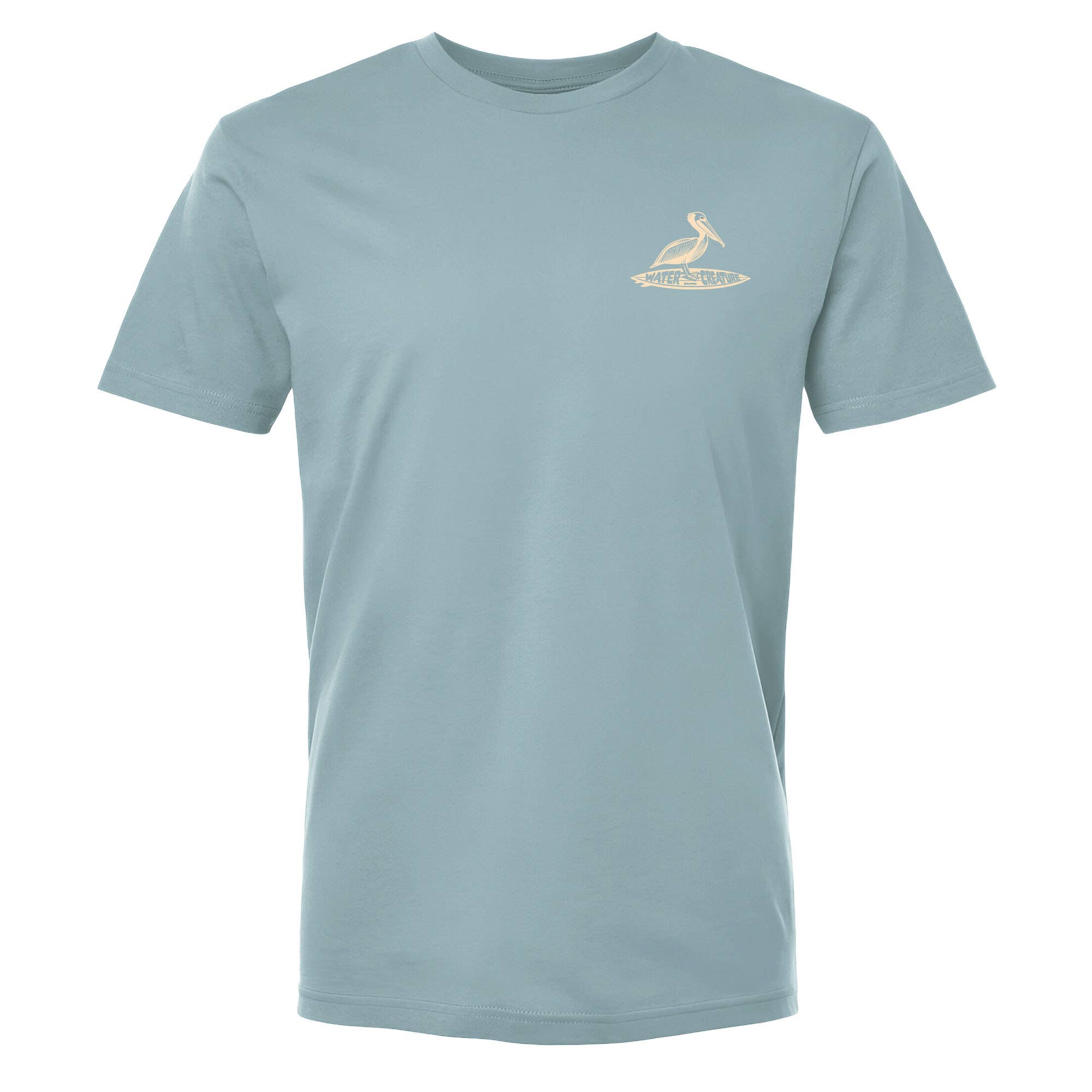 Charleston Apparel - Wholesale Screen Printed T-Shirt - Unisex - Pelican On Board - Customizable - Water Creature Design7