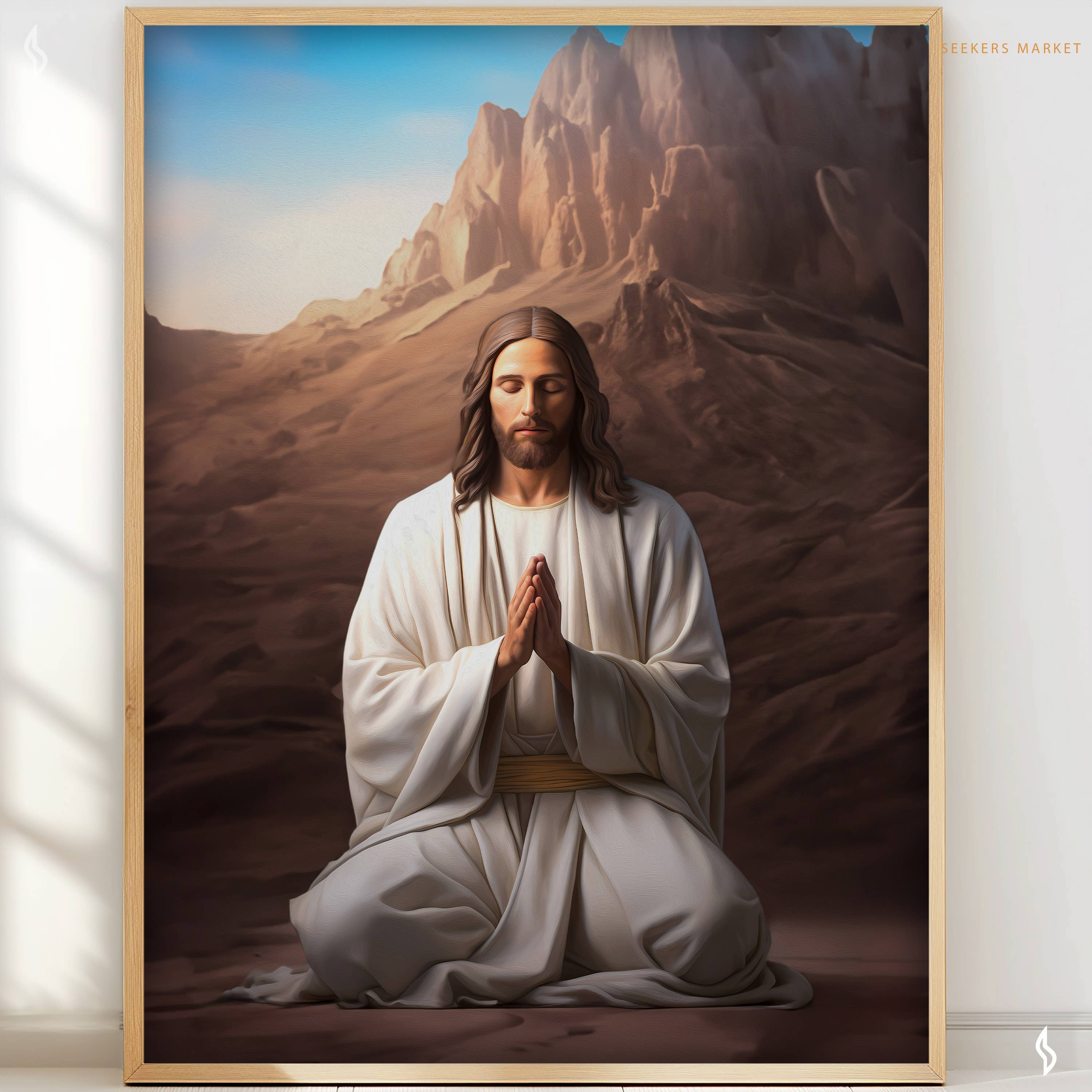 Spiritual Art Supply - Wholesale Art Print - Jesus Prayer Art Print, P-RCJ28 Poster All Sizes1