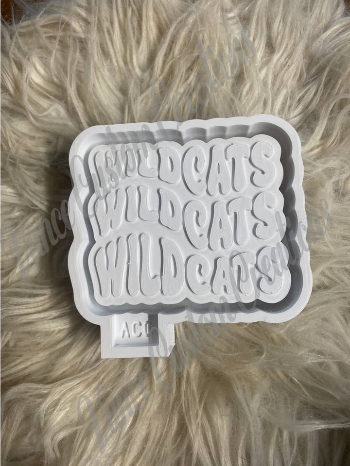 Wildcats Freshie Mold for wholesale by Vance Custom Creations