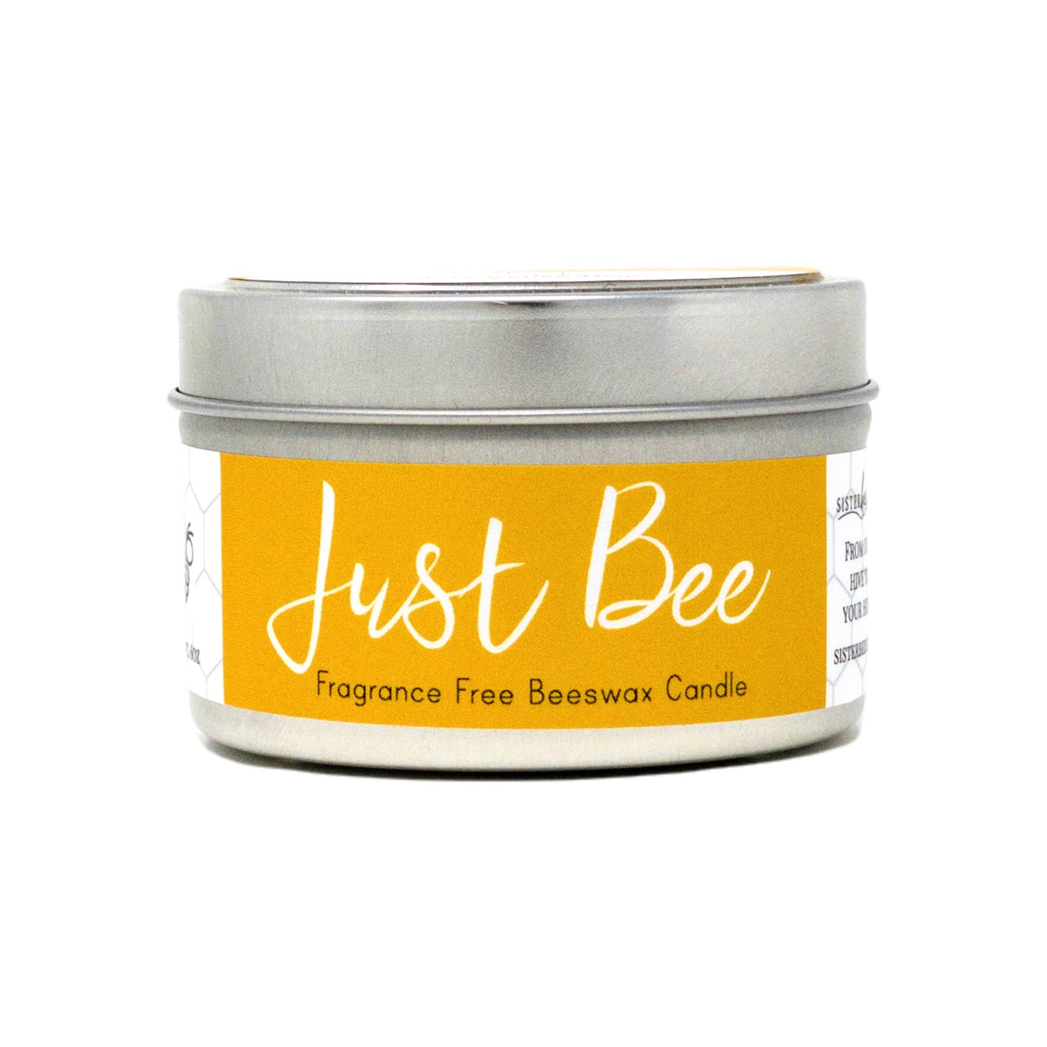 Sister Bees LLC - Wholesale Travel Candles - Beeswax Candles-6 oz0