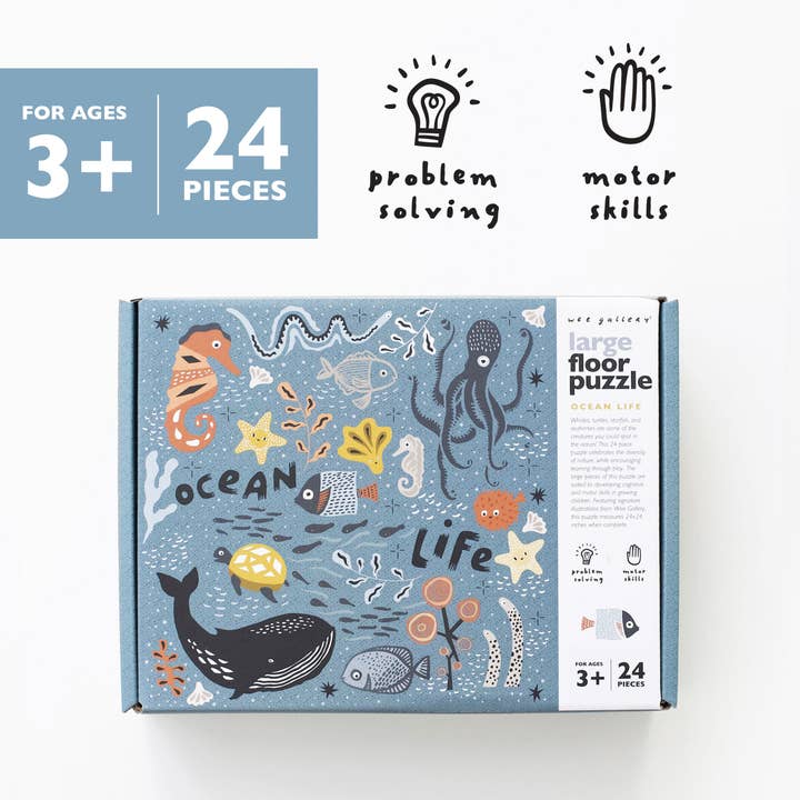 Wee Gallery – Großhandel Puzzle – Kinder – Meeresleben-Boden-Puzzle