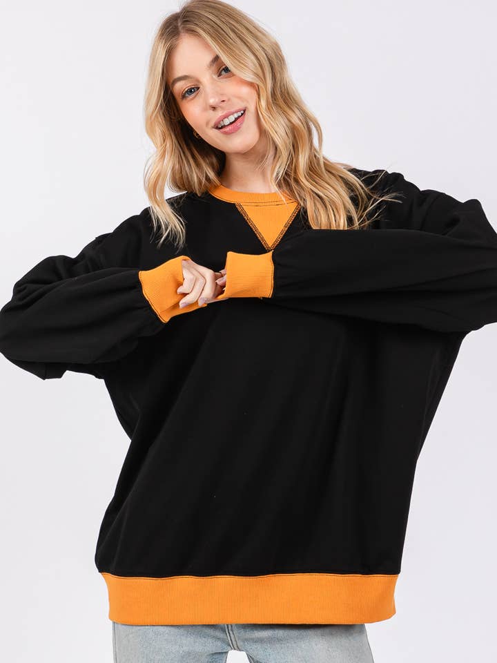 GAME DAY FRENCH TERRY SWEATSHIRT for wholesale by Sewn and Seen