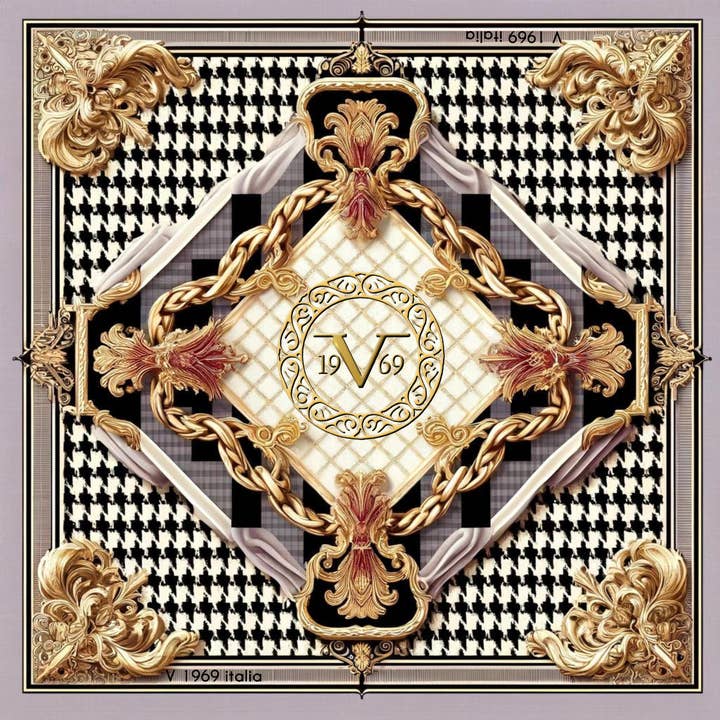 Grand Newbean silk square for wholesale by ALBERTO CABALE