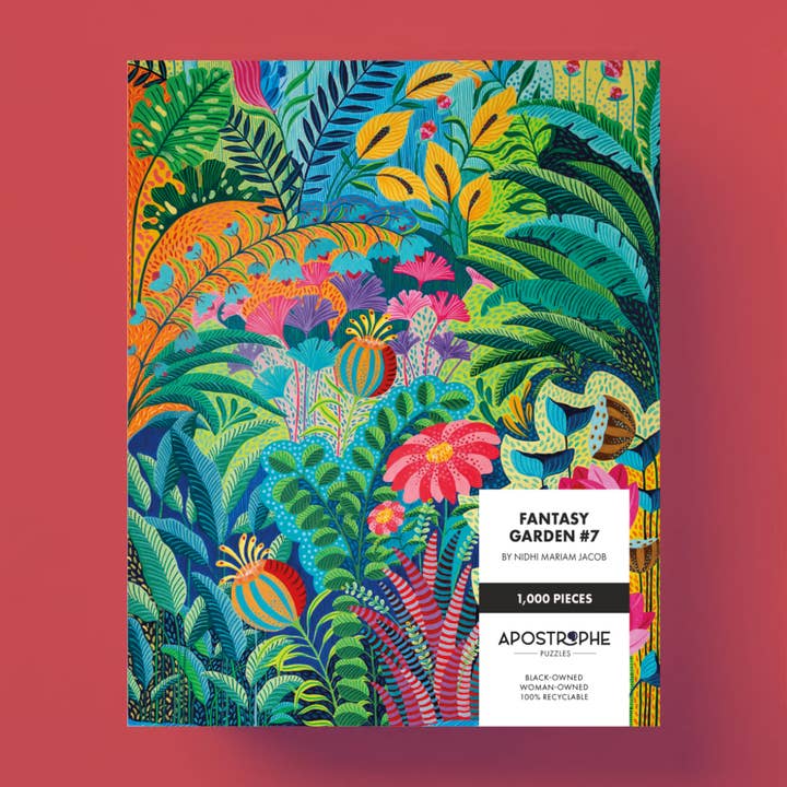 Fantasy Garden #7 by Nidhi Mariam Jacob for wholesale by Apostrophe Puzzles