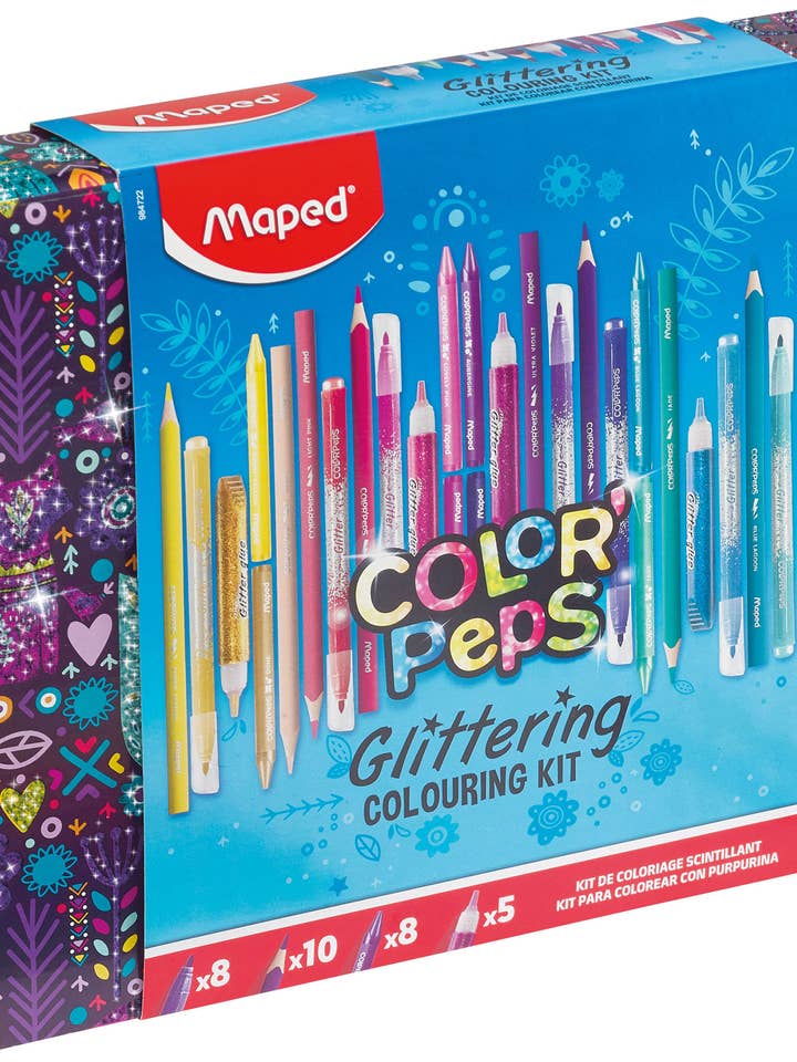 Stifte-Set Color'Peps Glittering, 31-Tlg. - Schachtel für den Großhandel von Maped Deutschland GmbH