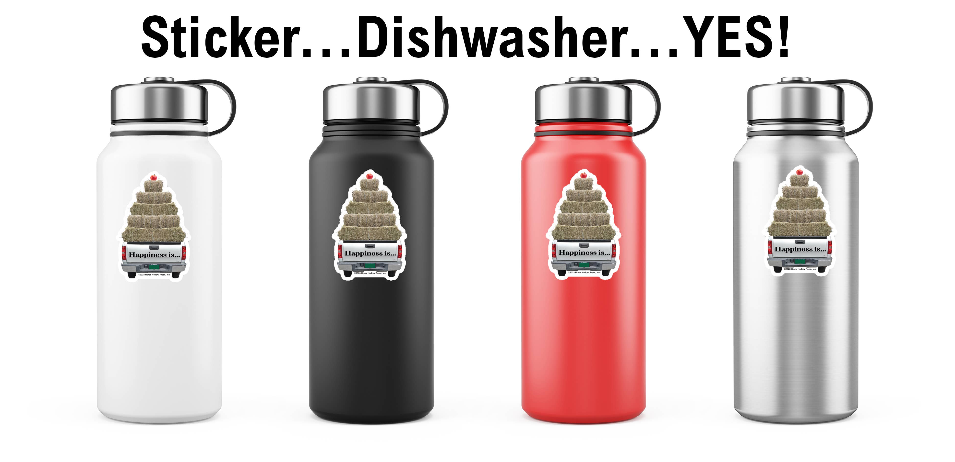 Horse Hollow Press - Wholesale Sticker - 3" Tumbler Horse Sticker / Hay Truck Farmer / WATERPROOF
14