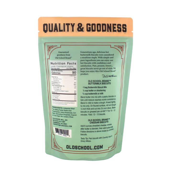 Old School Brandâ„¢ - Wholesale Biscuit Mix - Buttermilk Biscuit Mix