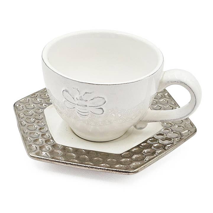 A&B Home Group Inc. - Wholesale Coffee/Tea Cup - Set of 2 Enchanted Honeybee Ceramic Espresso Set7