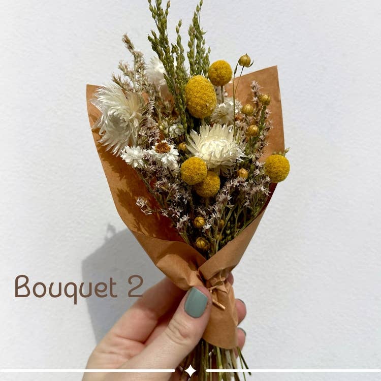 CA Studios - Wholesale Dried/Pressed Flowers - Happy Mother's Day Bouquet Bag Dried Floral Gift1