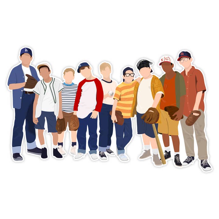 The Sandlot Team Sticker for wholesale by Shop Trimmings