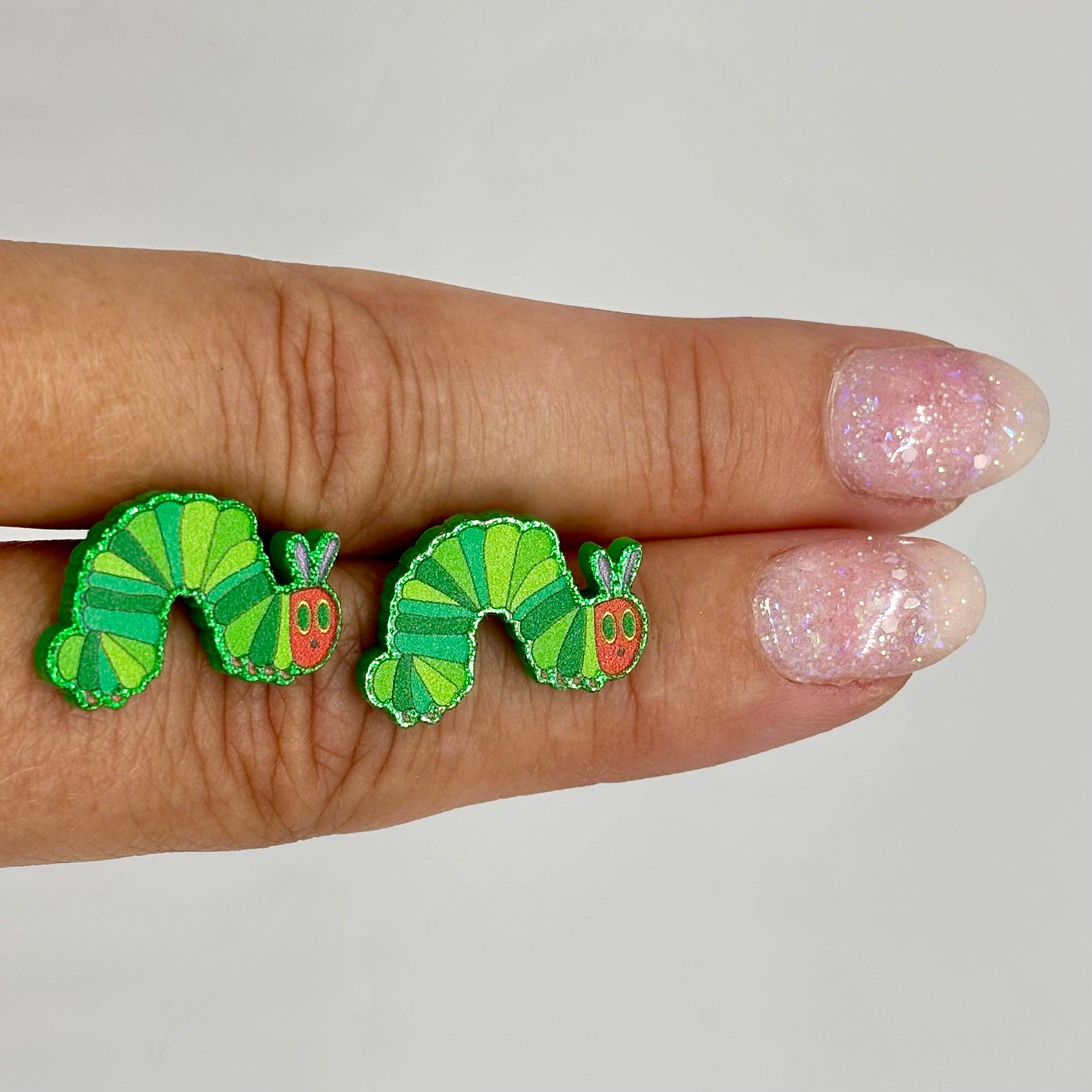 Myrickle - Vente Clous d'oreille - Boucles d'oreilles puce Chenille qui fait des trous2