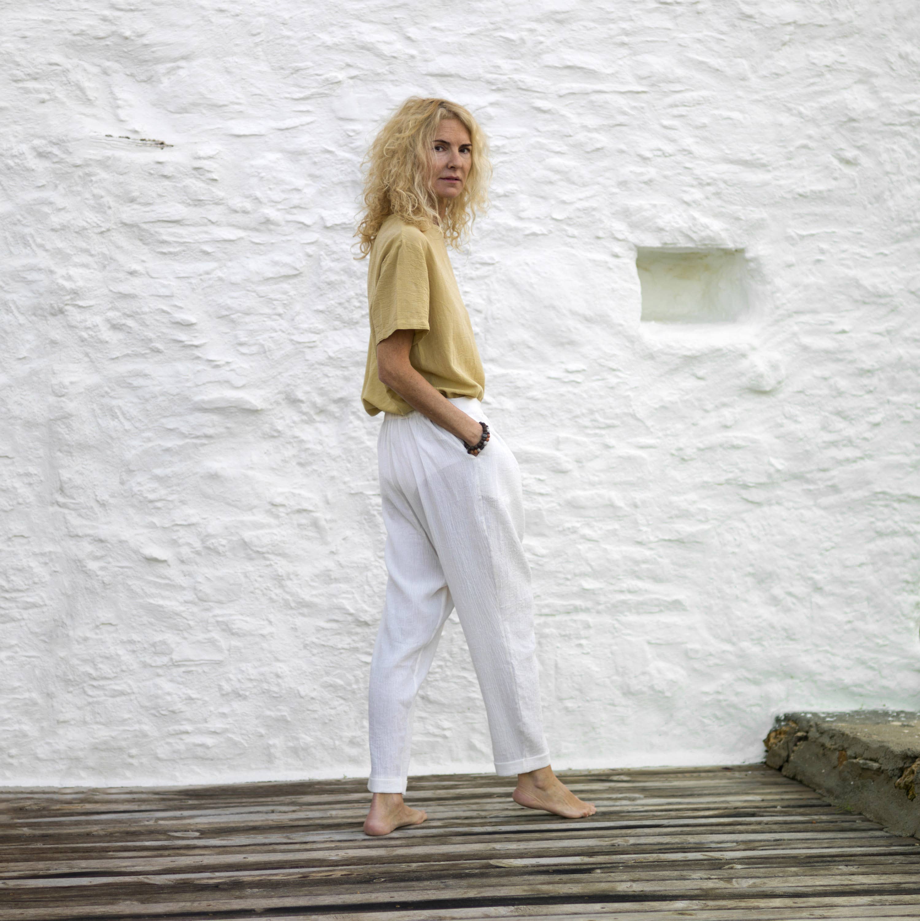 loom.ist - Vendita all'ingrosso Pantalone - Donna - Pantaloni Sile Fold Over22