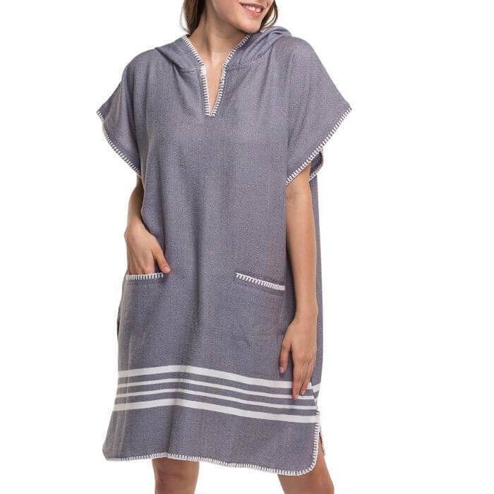 Krem Sultan Adult Poncho Dark Grey for wholesale by Buldano