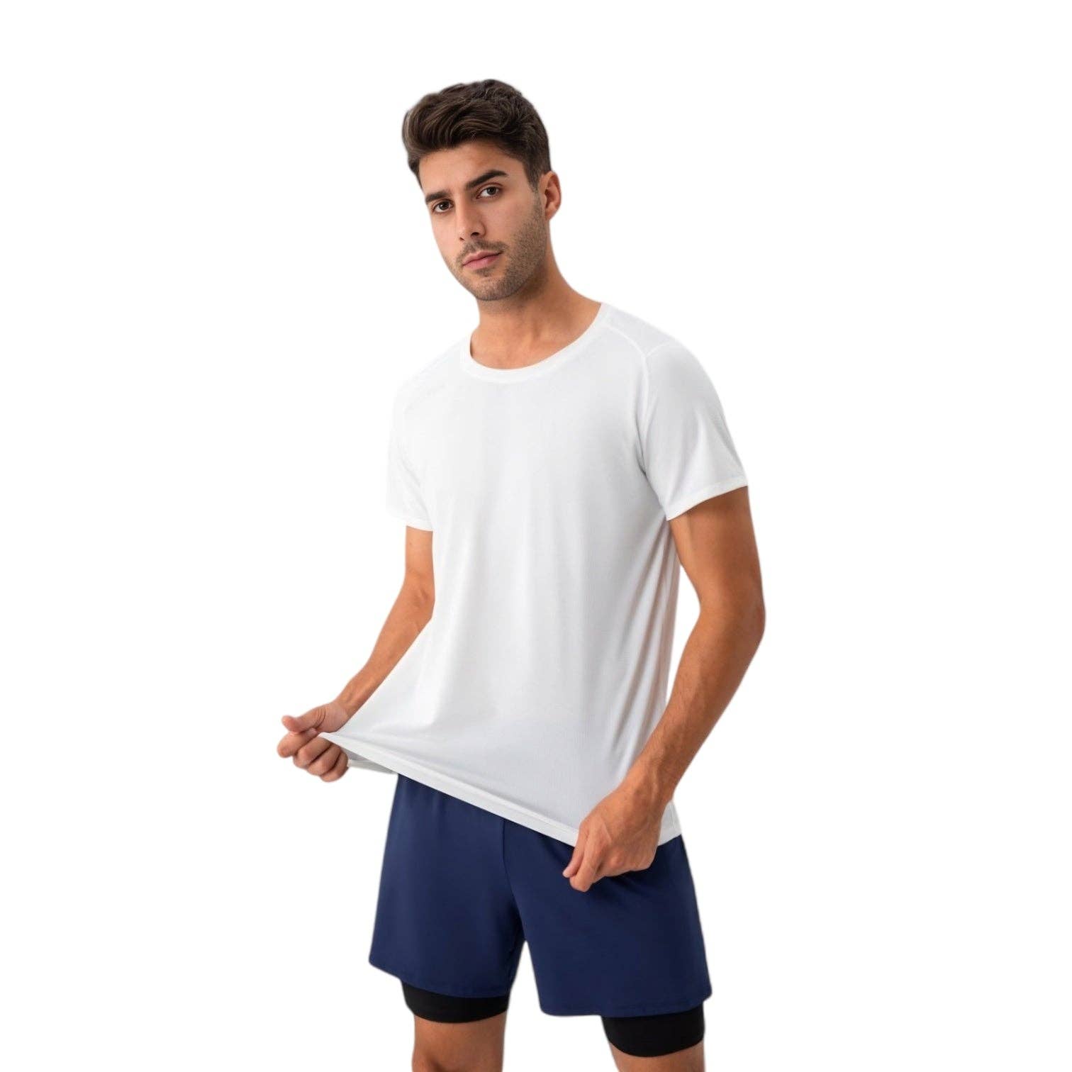 Active by Anna-Kaci - Wholesale T-Shirt - Men's - Men's Lightweight Performance T-Shirt with Moisture-Wicking9