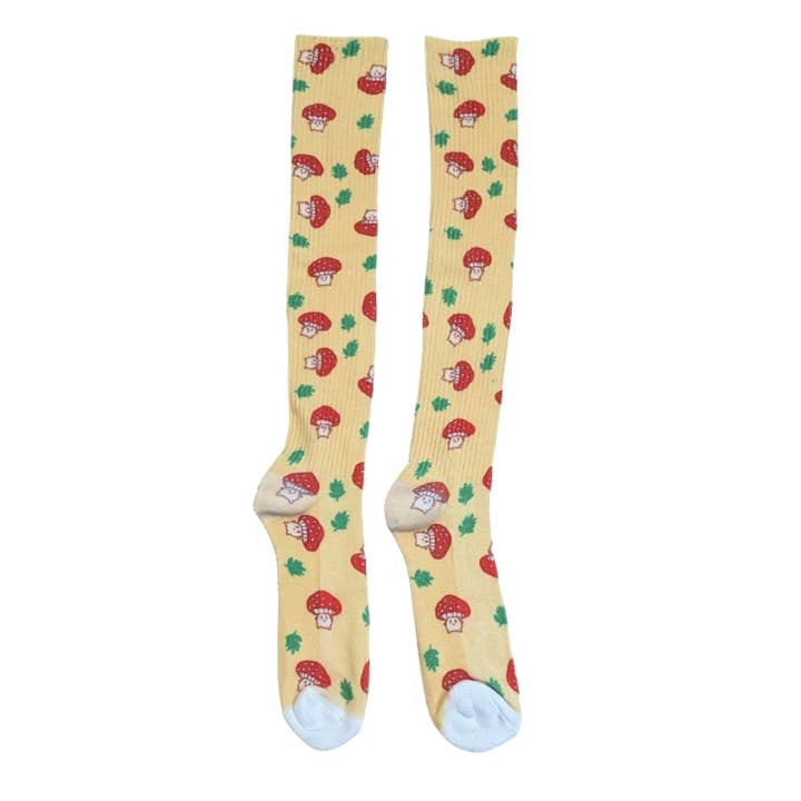 Chaussettes de compression Mushroom pour la vente par Bibipins