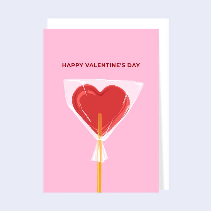 Carte de Saint-Valentin « Happy Valentine’s Day » pour la vente par Creative Goodie